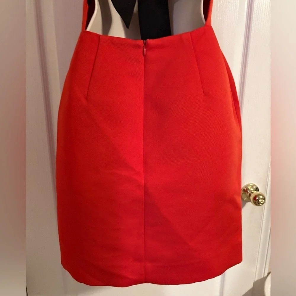 kate spade Red Mini Dress with Black Bow Back